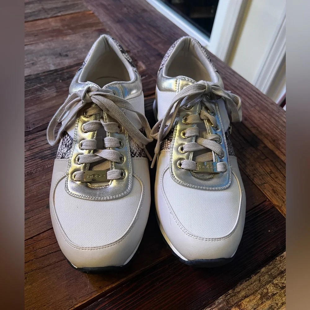Boston Proper- BRIENNE By Bebe Snake Detail Sneaker -Size- 11
